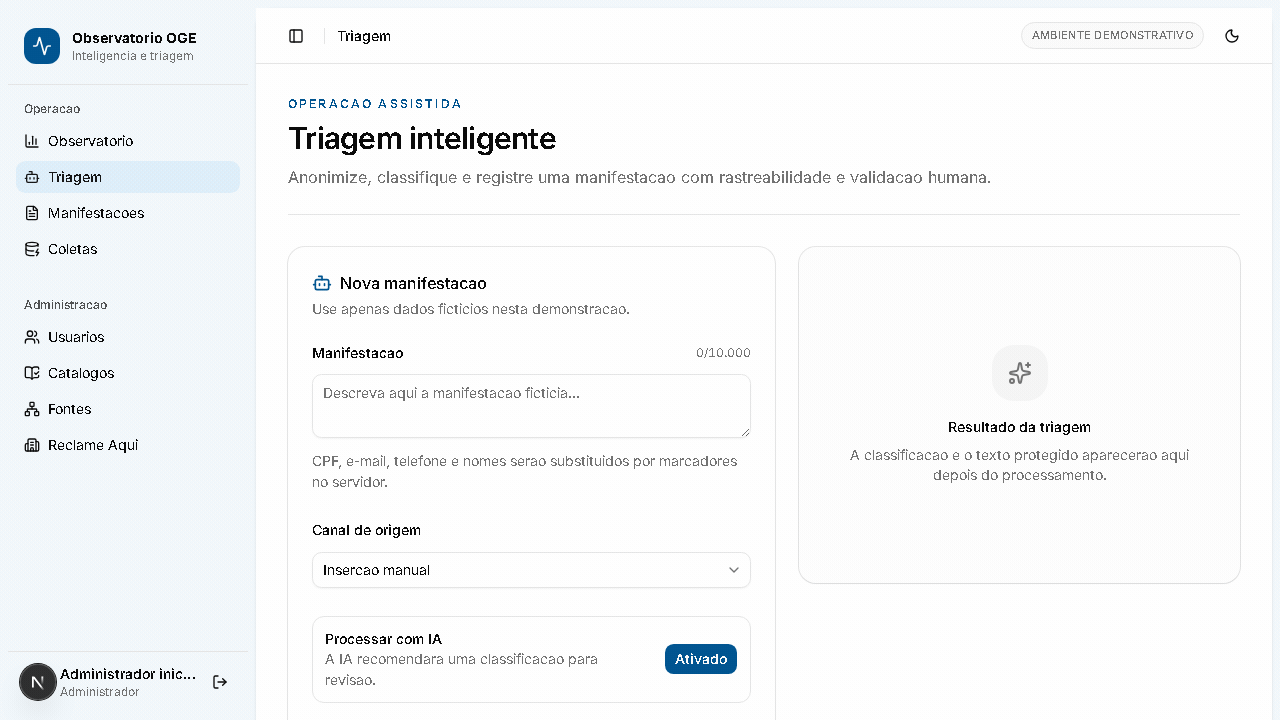 2. Triagem com IA desativada